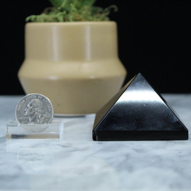 Black Obsidian Pyramids - Large (1.75")