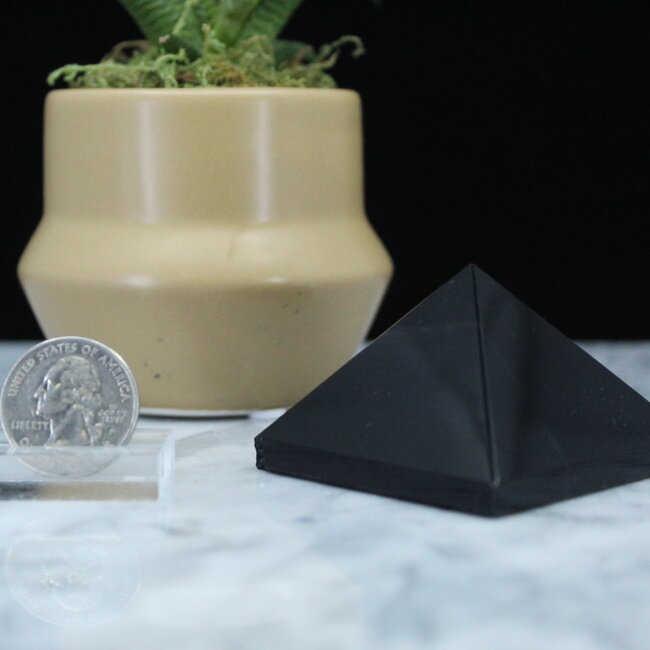 Black Obsidian Pyramids - Large (1.75")