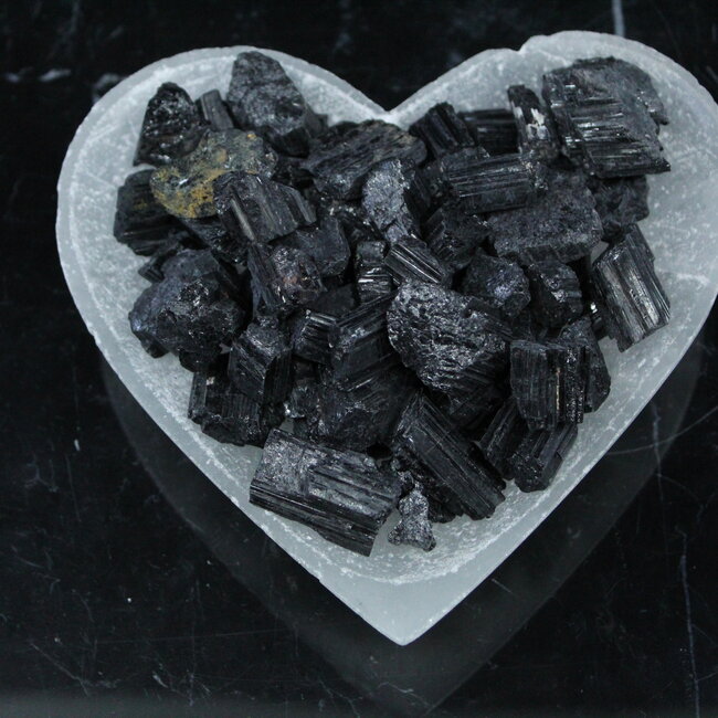 Black Tourmaline - Medium Rough Raw Natural