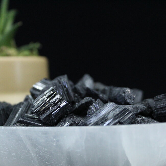 Black Tourmaline - Medium Rough Raw Natural