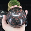 Black Plum Blossom Jade Sphere Orb - 80mm Specimen