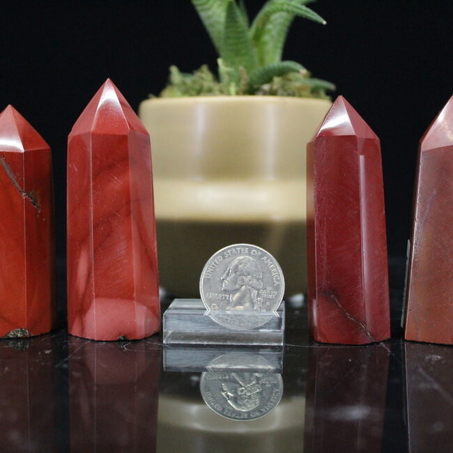 Mookaite (Mookite Mooakite Mook) Jasper Towers Points Generators - Small 2-3"