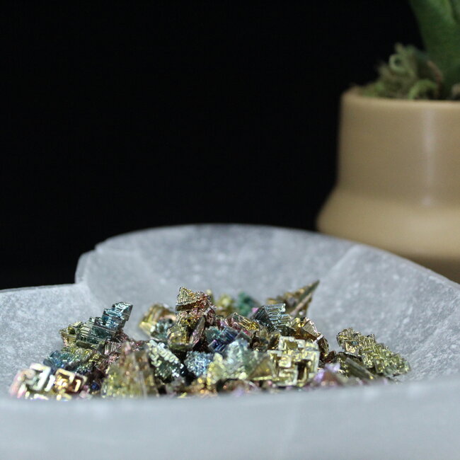 Bismuth Rough Raw Natural - Mini (.5-1") Clusters