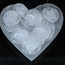 Clear Quartz Worry Stone-Heart