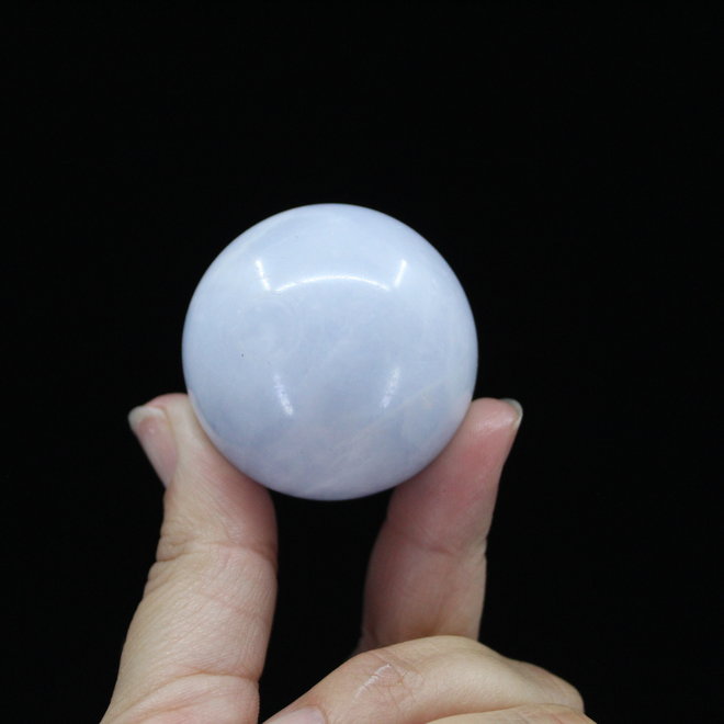 Blue Calcite Sphere/Orb-35-40mm