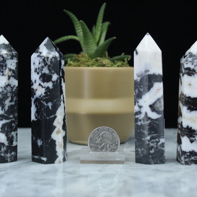 Zebra Agate Towers Points Generators - Medium (3-4")