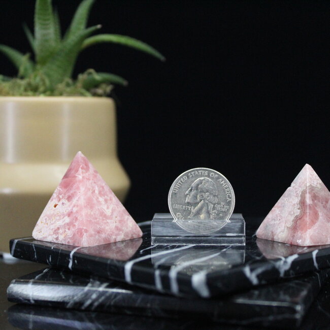 Rhodochrosite Pyramid - Small