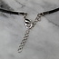Wax Cord Necklaces - Black Adjustable Choker Lobster Claw Leather String 1.5mm 45cm 14-18"