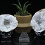 Clear Crystal Quartz Geodes - Medium (Pair Set)