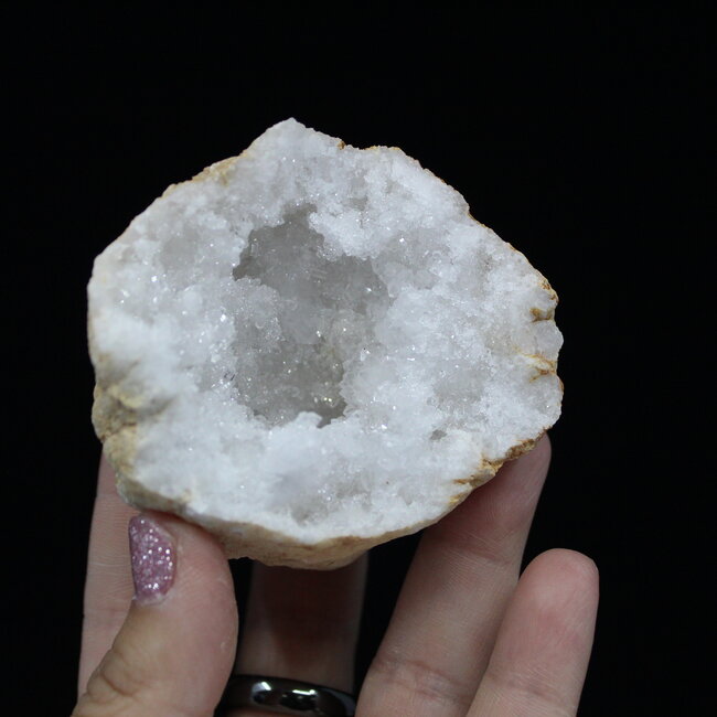 Clear Crystal Quartz Geodes - Medium (Pair Set)