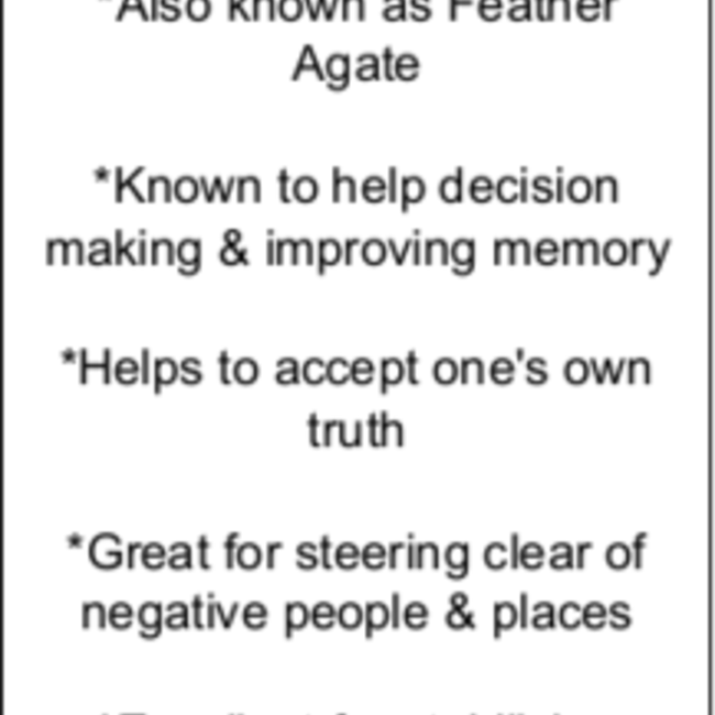 Feather (Plume) Agate Tower Point Generator- Medium (2-3")