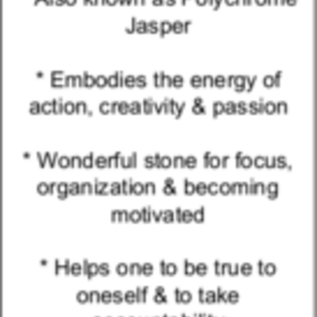 Desert (Polychrome) Jasper Flame Twist - Small