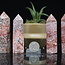 Red Leopard Skin Leopardskin Jasper Tower Point Generator- Medium (2 - 3")