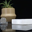 Selenite (Satin Spar Gypsum) Charging Disks Plates - Hexagon 4" Medium