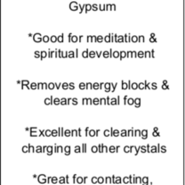 Selenite (Satin Spar Gypsum) Hexagon Tower Point Generator - 7"