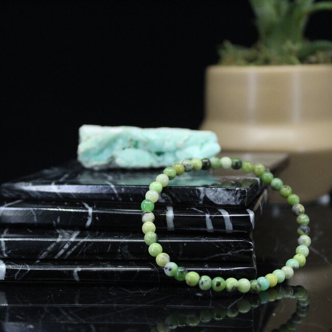Chrysoprase Bracelets - 4mm Mini