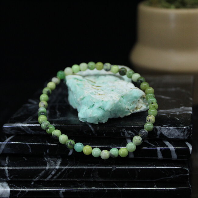 Chrysoprase Bracelets - 4mm Mini