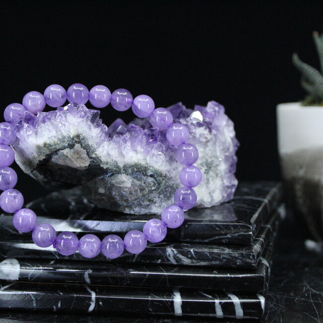 Lavender Amethyst Bracelets - 8mm