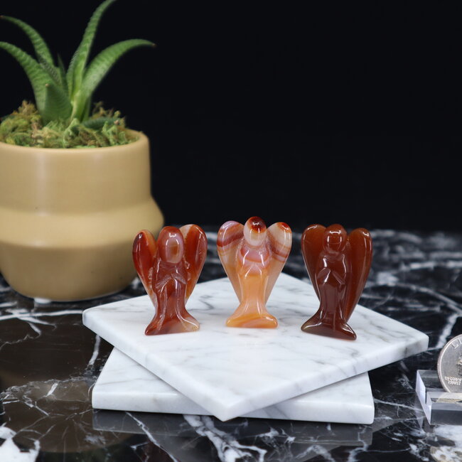 Carnelian Angel - Small 1.5"