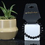 Faceted Black Agate Bracelets - 8mm