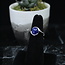 Sodalite Ring - Size 5 - Sterling Silver Oval