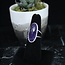 Faceted Amethyst Ring - Size 7 - Large Oval Sterling Silver