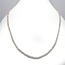 Rose Quartz Beaded Necklace -16-18" Double Strand Adjustable - Faceted Sterling Silver Toggle Clasp