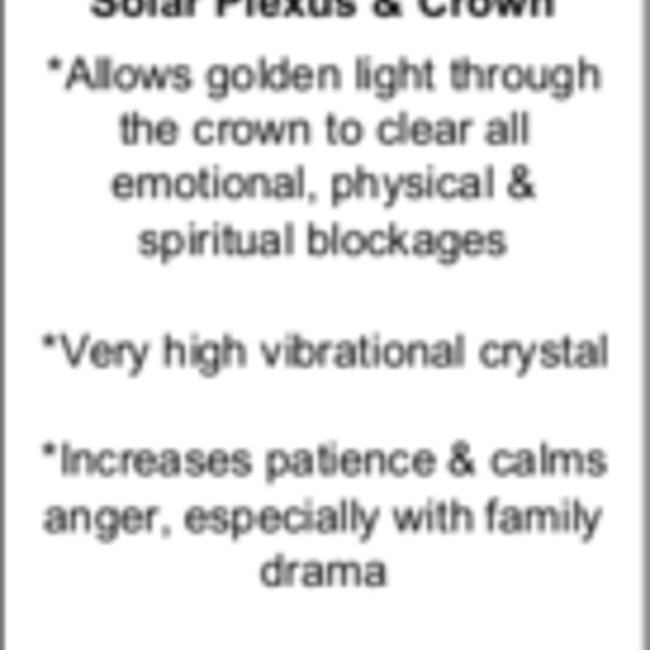 Golden (Yellow Hematoid) Healer Quartz Generator Towers Point - Small (1-3")