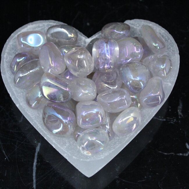 Aura Amethyst Quartz - Tumbled Smooth