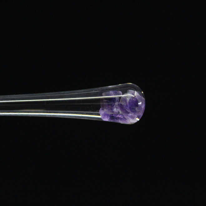 Amethyst Glass Stirrer-Mini