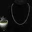 Necklaces -18" 3 Three Strand Chain (Gunmetal Black) Stainless Steel - Pendants