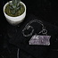 Lepidolite Necklace-Wire Wrapped Toggle Titanium 18" Rough Raw Natural