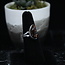 Fire Agate Ring - Size 6.5 - Sterling Silver Bezel Set Natural