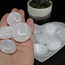Selenite (Satin Spar Gypsum) Palm Pillow Pocket Stones - 1.75" Mini Polished