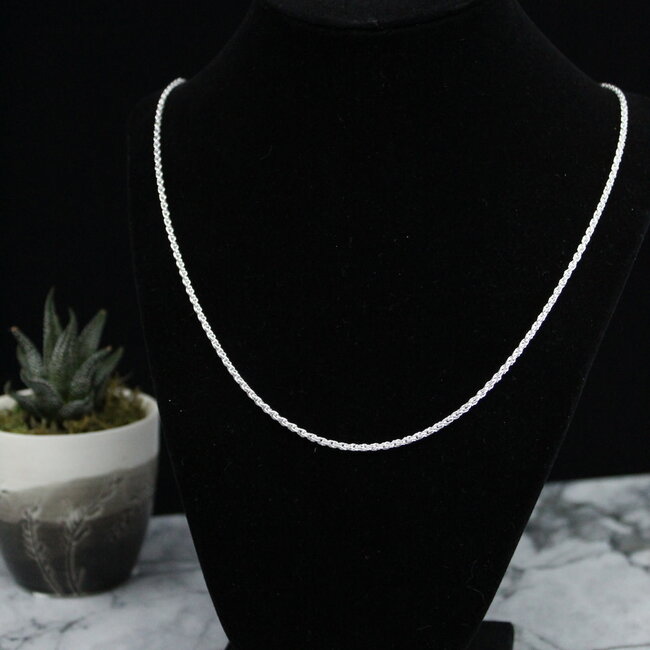 Necklaces - 24" Rope Chain (Silver Plated) - Pendants