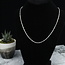 Link Dainty Chain Necklace - Sterling Silver 18"