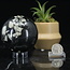 Chrysanthemum (Flower) Stone Sphere Orb -75mm