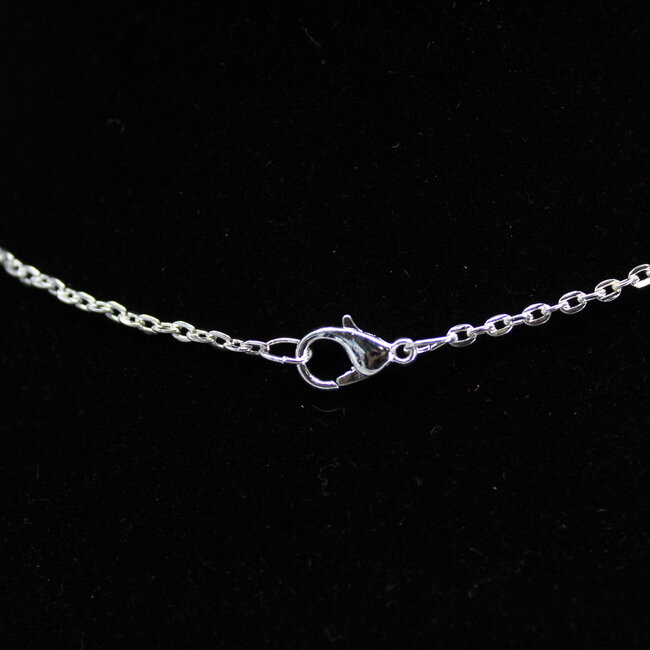 Link Dainty Chain Necklace - Sterling Silver 18"
