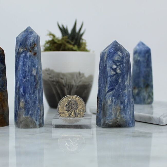 Blue Kyanite Tower Point Generator - Medium 3-4"