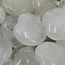 Clear Quartz Puffy Hearts - Medium