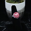 Pink Thulite Ring - Size 7 - Sterling Silver Large Round