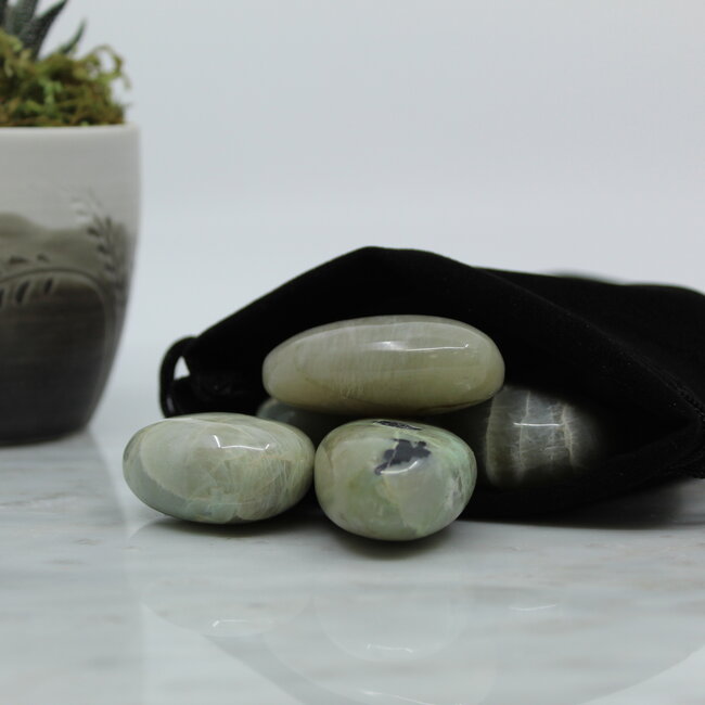 Black Velvet Drawstring Tarot Crystal Bag - 6" x 4.5" Oracle Angel Gemstone