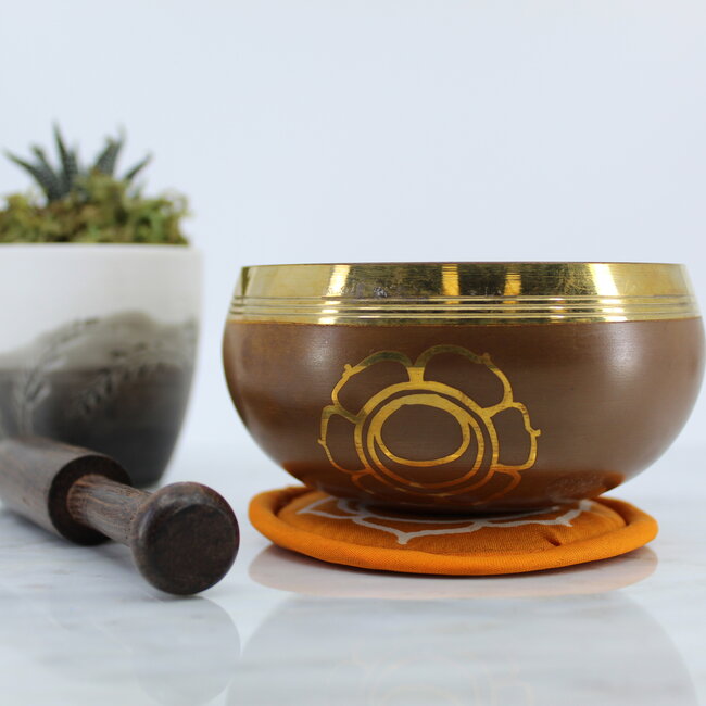 3.75" Metal Singing Bowl Set with Strikers & Case