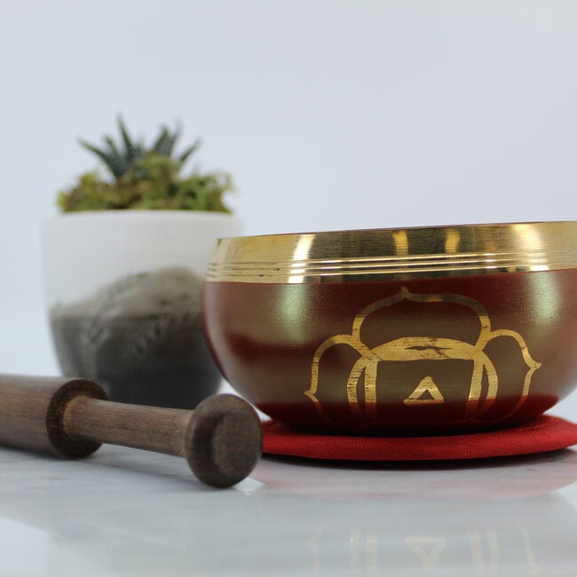 3.75" Metal Singing Bowl Set with Strikers & Case
