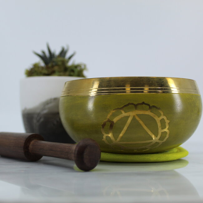 3.75" Metal Singing Bowl Set with Strikers & Case