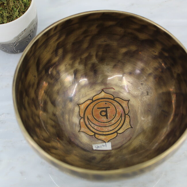 Singing Bowl Sets -7 Note Chakra Attuned Metal Striker & Case - Hand Hammered India