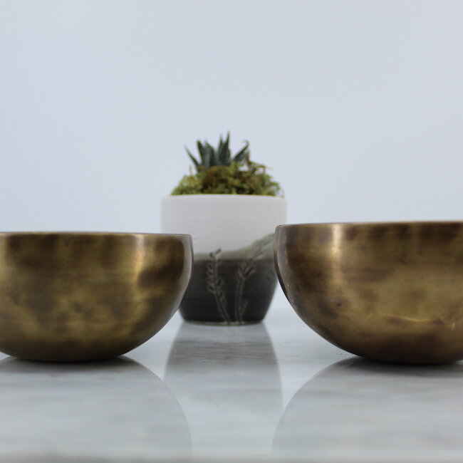 Singing Bowl Sets -7 Note Chakra Attuned Metal Striker & Case - Hand Hammered India