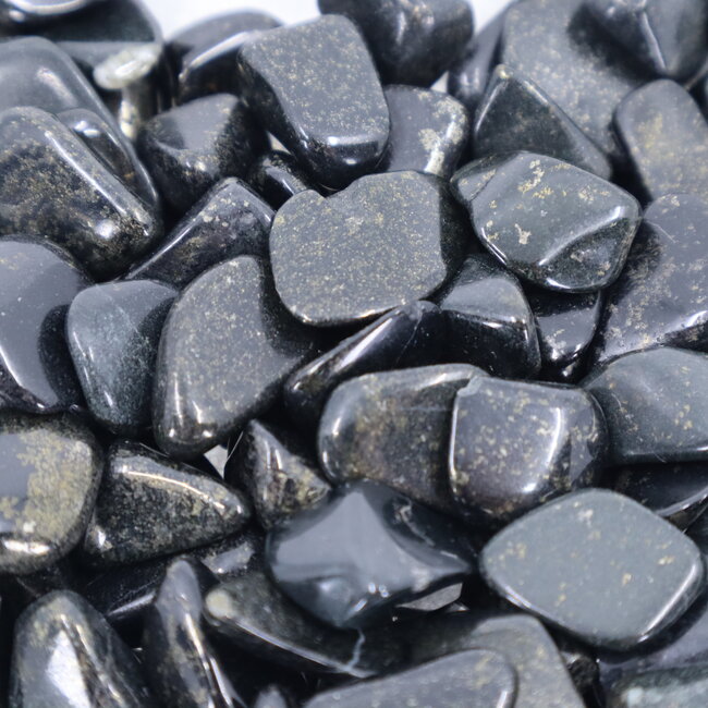 Midnight Lemurian (Lumerian) Jade - Tumbled Small