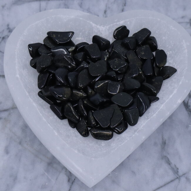 Midnight Lemurian (Lumerian) Jade - Tumbled Small