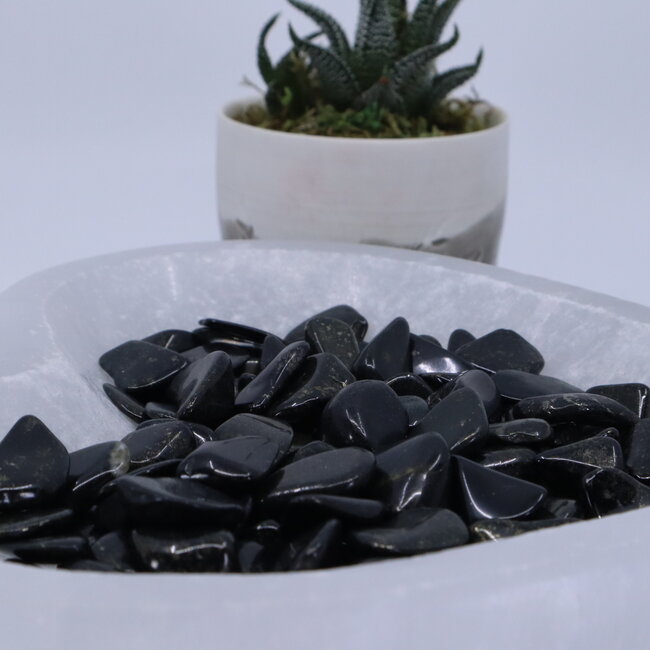 Midnight Lemurian (Lumerian) Jade - Tumbled Small